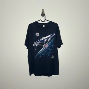Vintage 1991 Star Trek 25th Anniversary T-Shirt Large Black Single Stitch USA